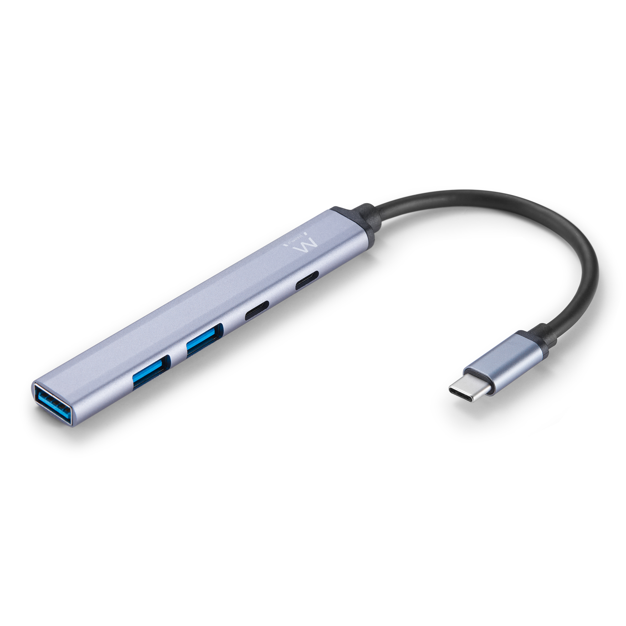 EW1149 - Hub USB-C 3.2 Gen 1 con dock multiporta 5 in 1, USB-C PD 100 W, dati USB-C, 2 porte USB-A 2.0, 1 porta USB-A 3.2 Gen 1