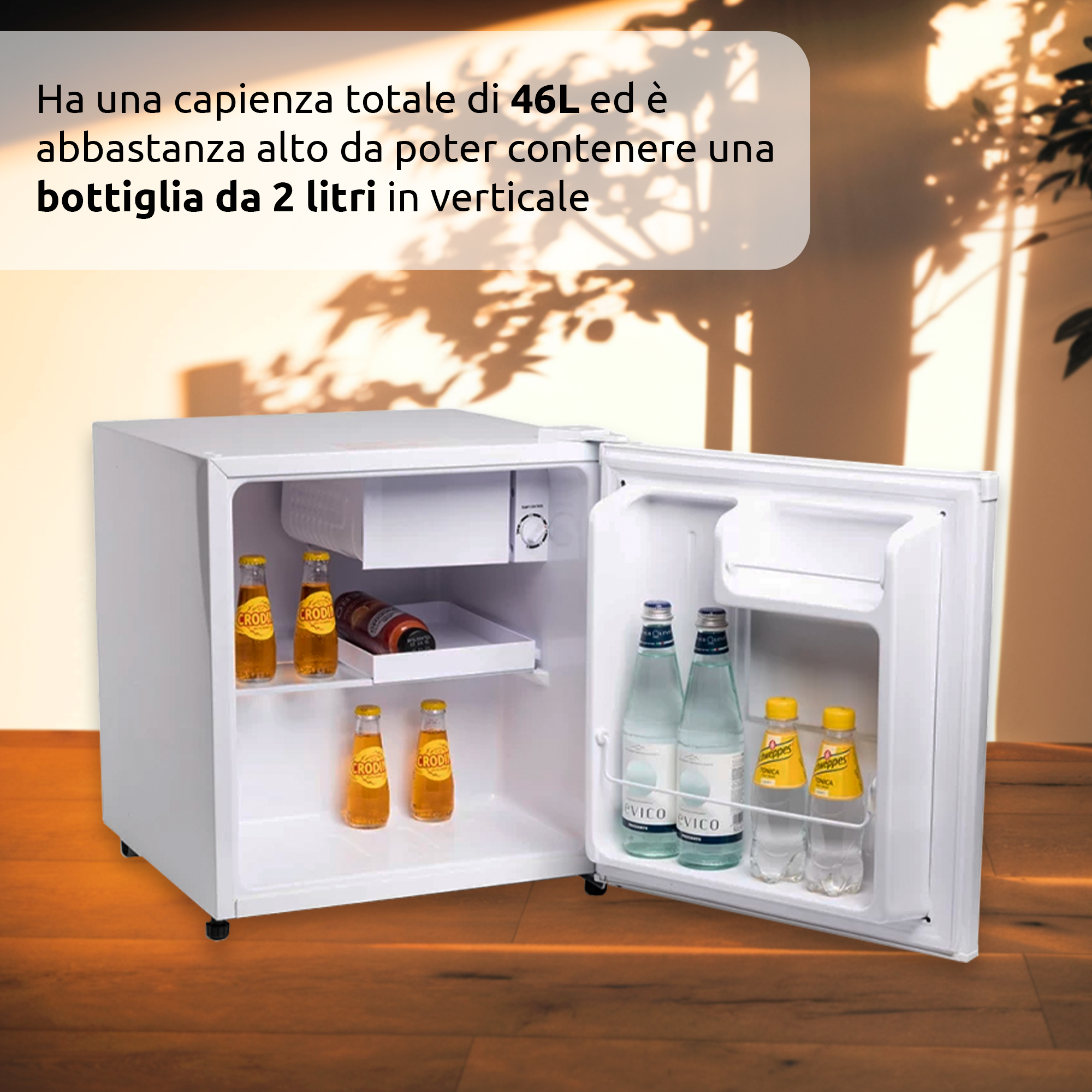 Minifrigo IGLOO - 46L con compressore bianco