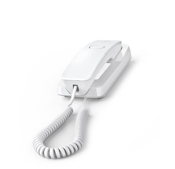 Il telefono con filo da scrivania e da parete Gigaset DESK 200 WHITE