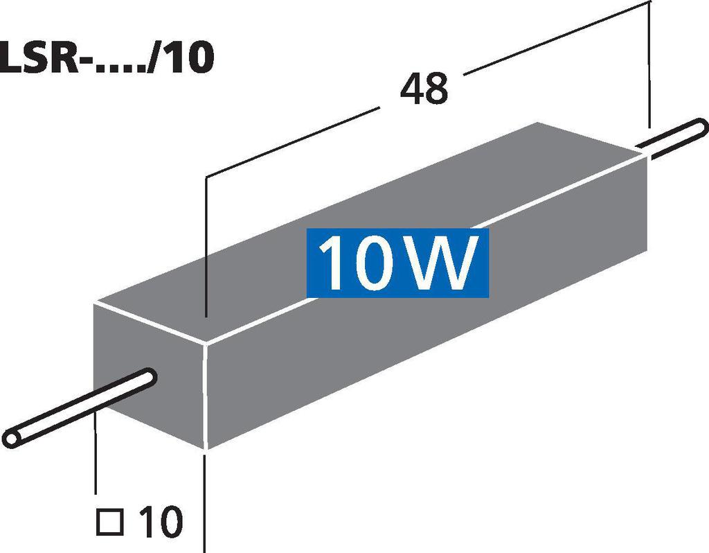LSR-10/10 - Resistore di Potenza