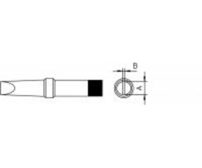 Punta a cacciavite Weller 480°C per tcps/tcp12/tcp24, 4,6 mm, 4PTD9-1