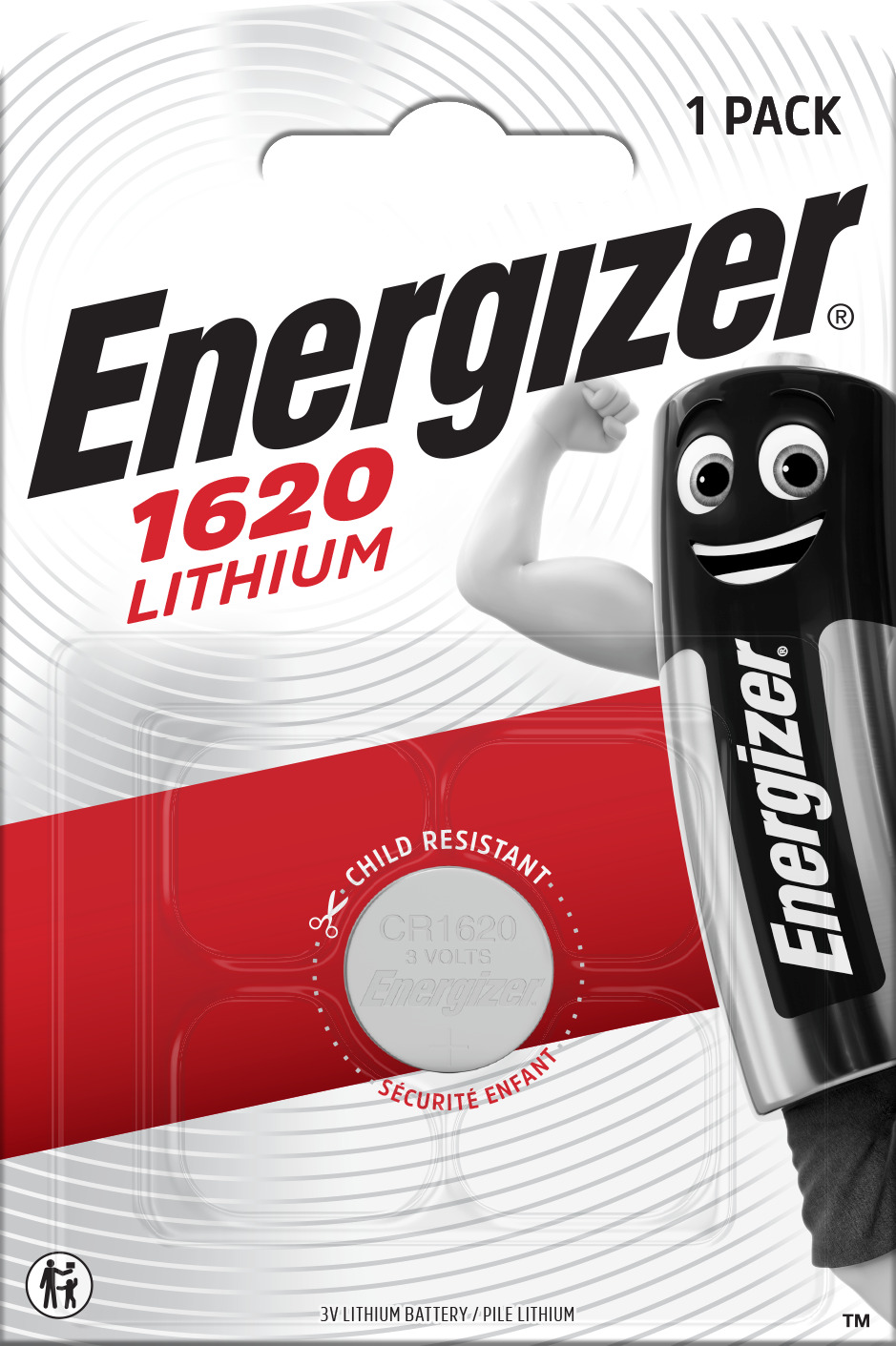 ENERGIZER Lithium CR1620 blister da 1