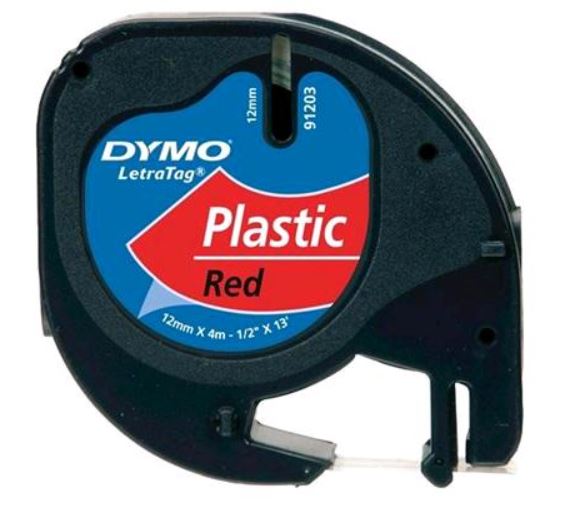 Nastro LT in plastica - 12 mm x 4 m Rosso