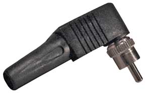 Spina Volante Coassiale 90° Con Guidacavo A Vite RCA/415-C