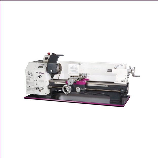 OPTIMUM 3425010 Tornio parallelo altezza punte 125 mm, distanza punte 550 mm, 1,1 kW