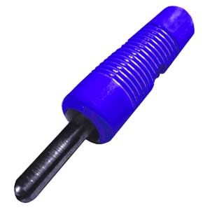 Spina Banana Ø4mm Blu BA/435B