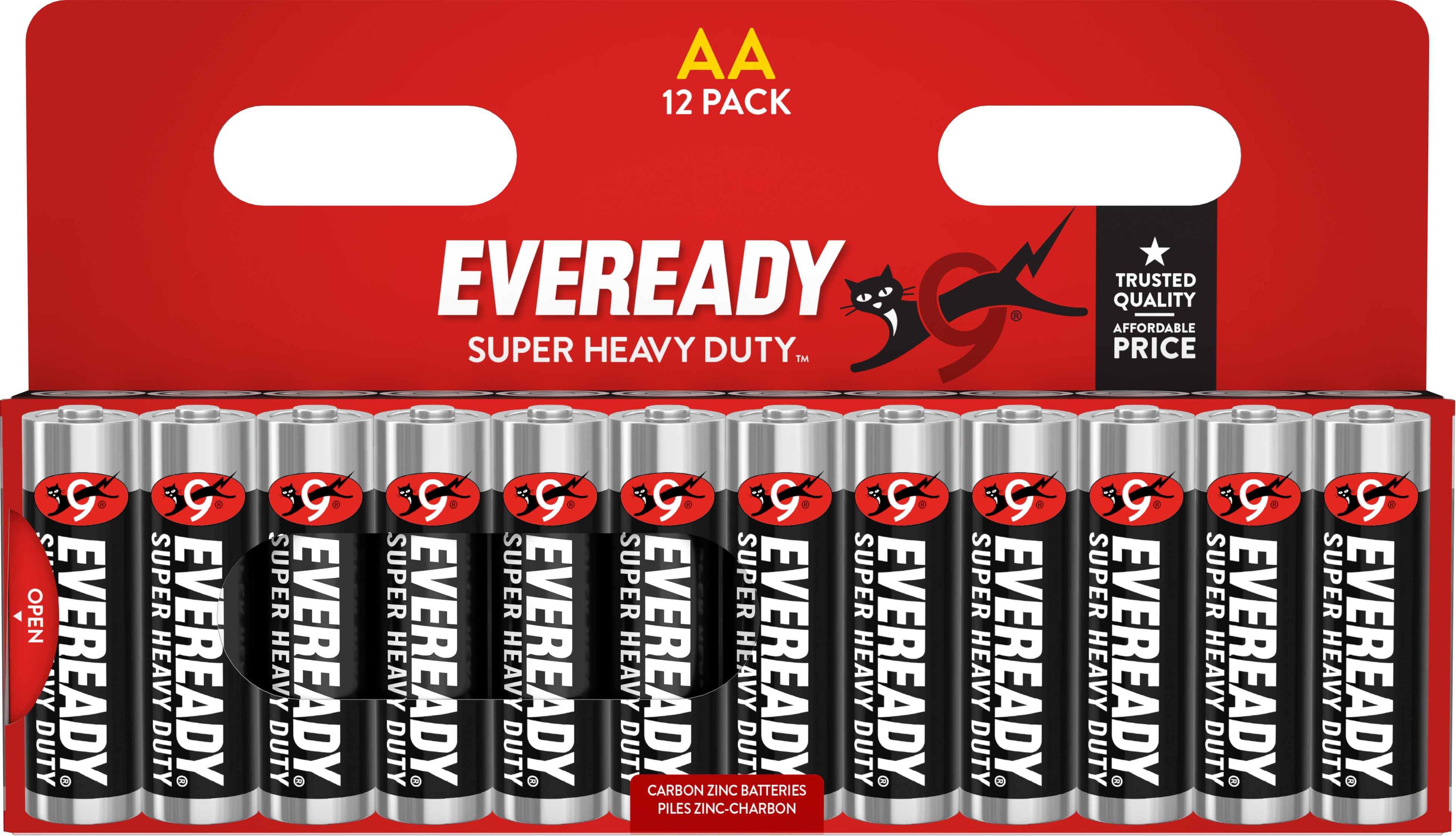 Eveready Super Heavy Duty AA blister da 12