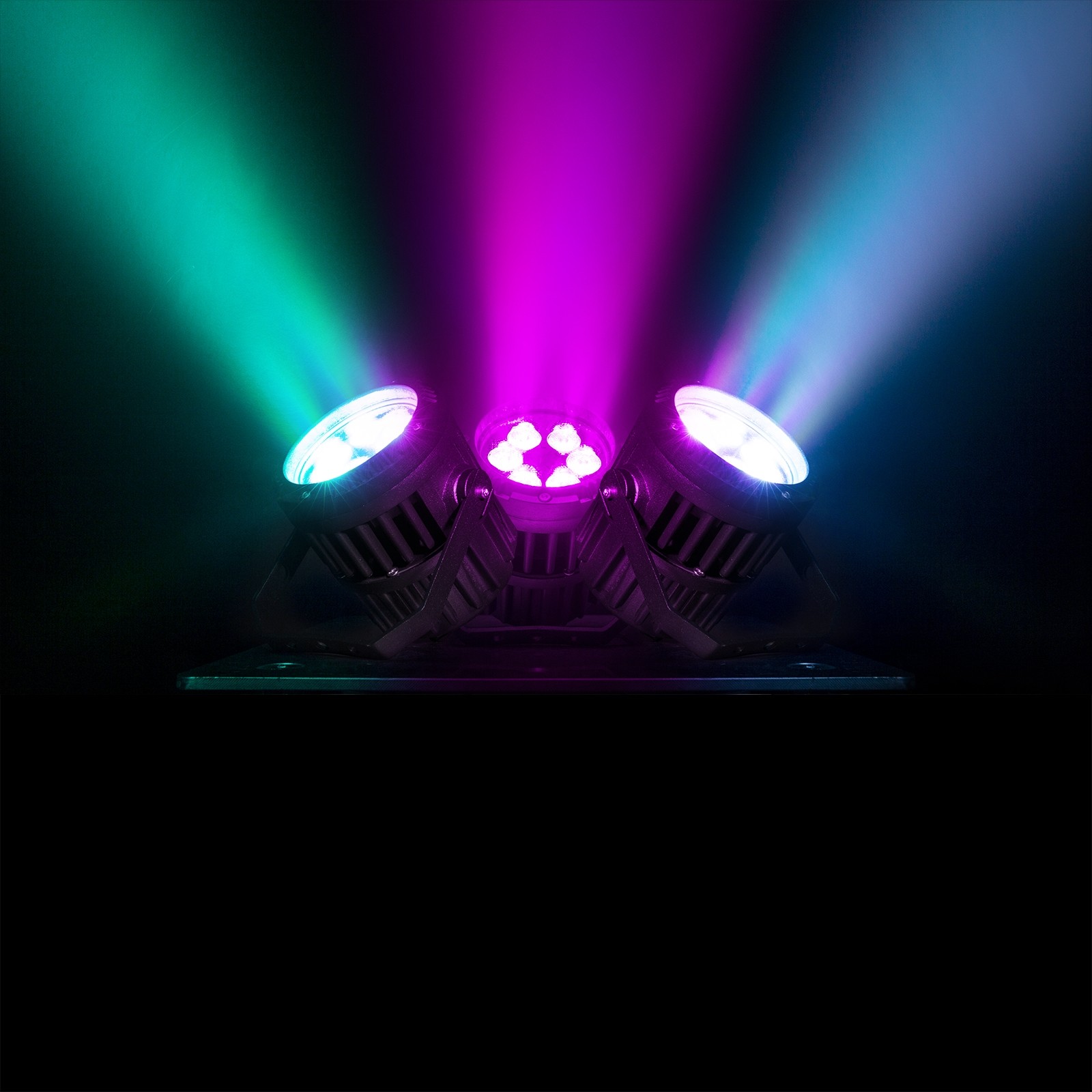 Faro PAR LED RGB  con scocca in alluminio IP65 BWA63
