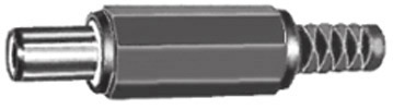 Presa alimentazione dc volante 10/6,3x3,1mm con guidacavo FR1816S