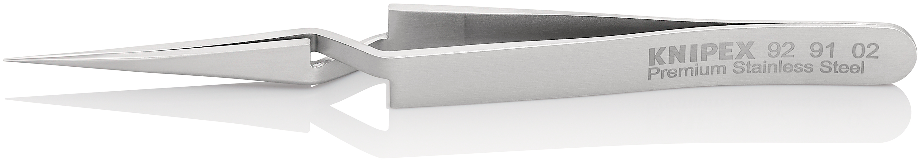 Pinzetta punte incroc di preci acc inox 92 91 02, isolamento a 1000V