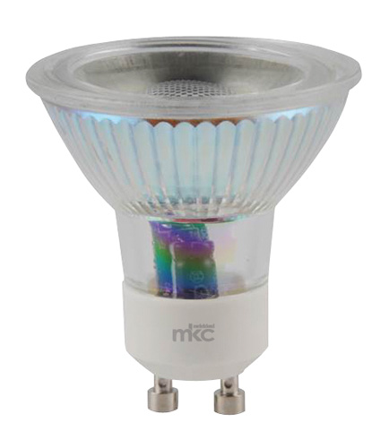Lampada LED angolo 38 luce fredda corpo in vetro IMC-GU10I5 5W 230V MKC Light