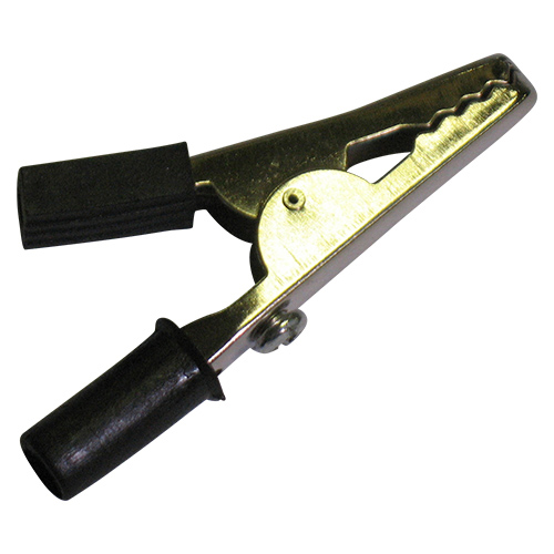 Pinza a coccodrillo nera isolata CT6106 BLACK