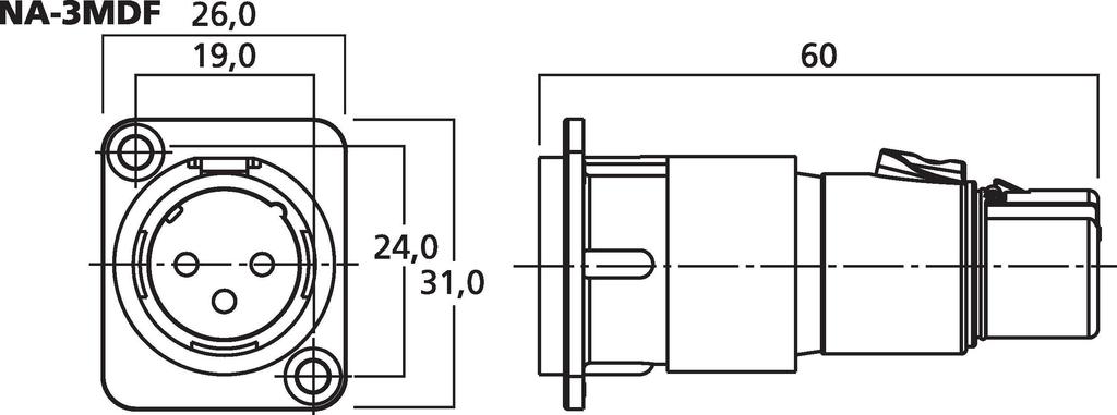 NA-3MDF - Adattatore