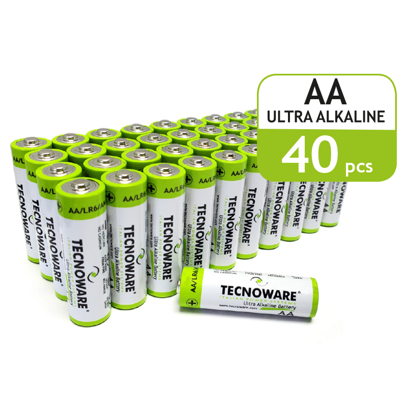 Tecnoware ULTRA Alkalina batteria alcalina AA in scatola da 40 pile FBA17646