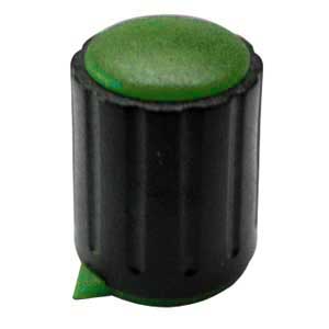 Manopola Nera A Mandrino 15x10 Verde MA/1200V