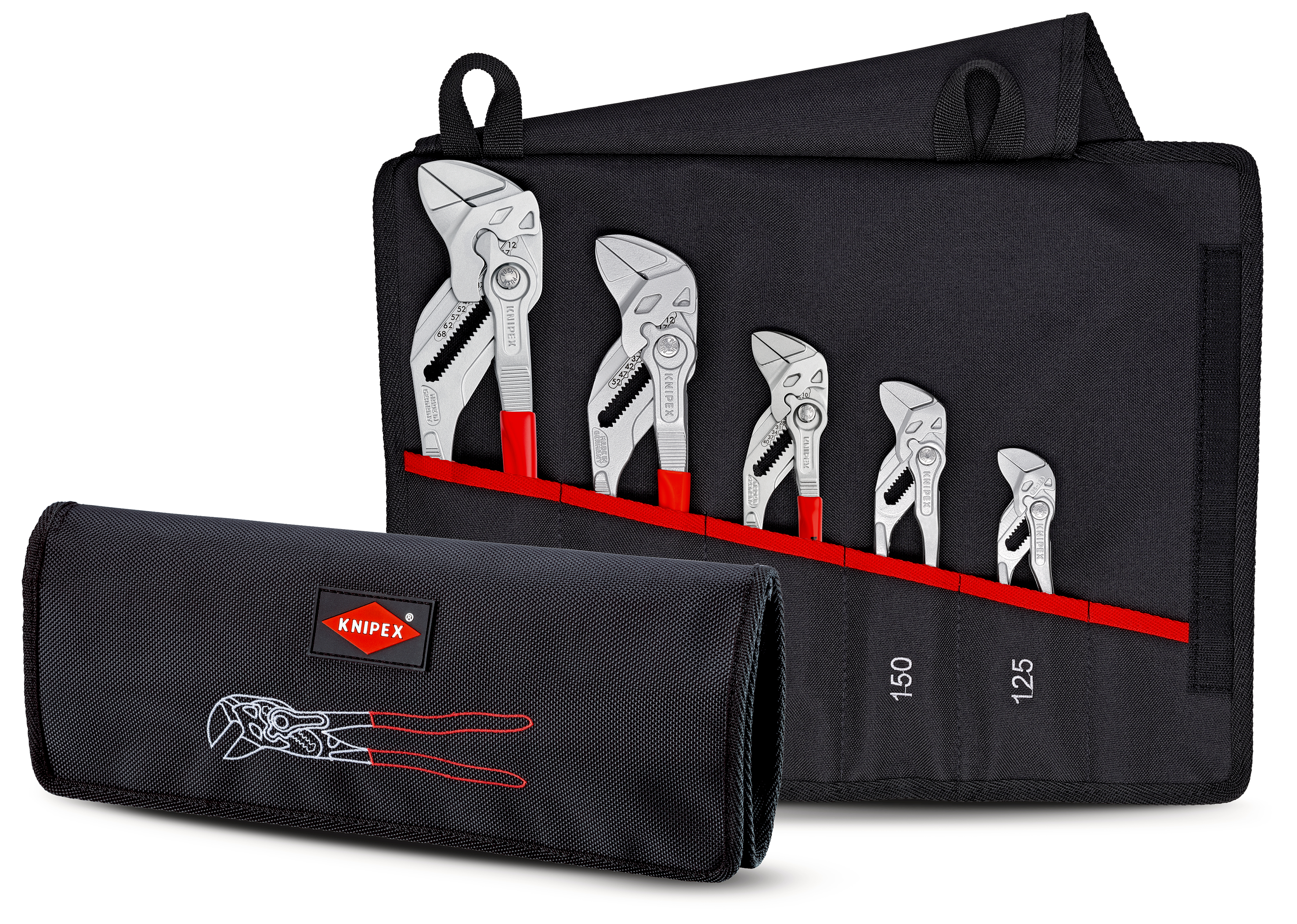Pinze chiave borsa avvolgibile KULT 00 19 55 S4