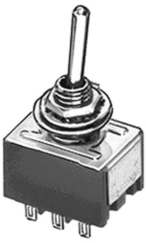 Deviatore miniatura a leva tripolare on-on 6a-125v MS-500 Miyama