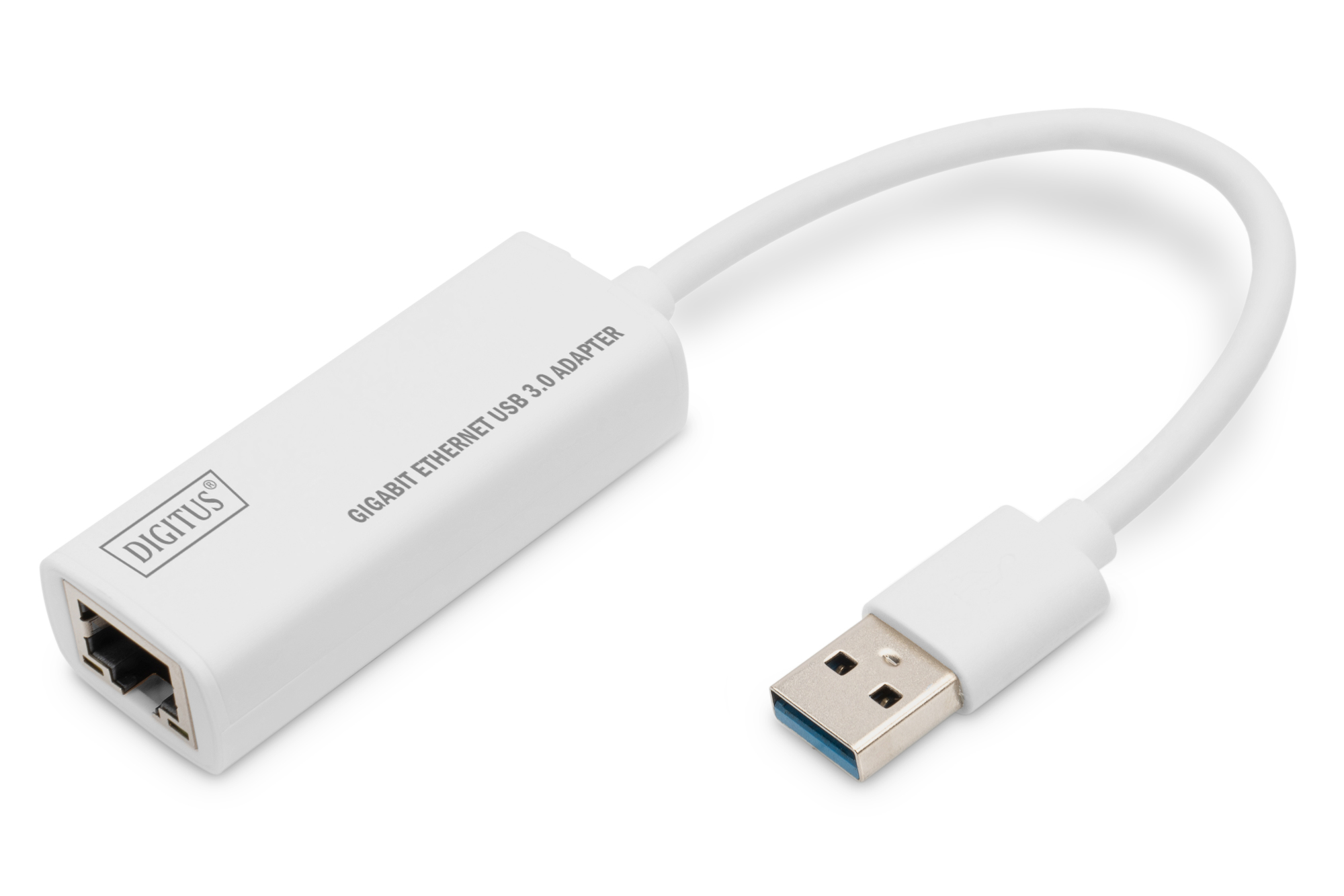 Digitus DN-3023 USB 3.0 to Gigabit Ethernet Adapter USB-A maschio, 10/100/1000 Mbps, USB 3.0