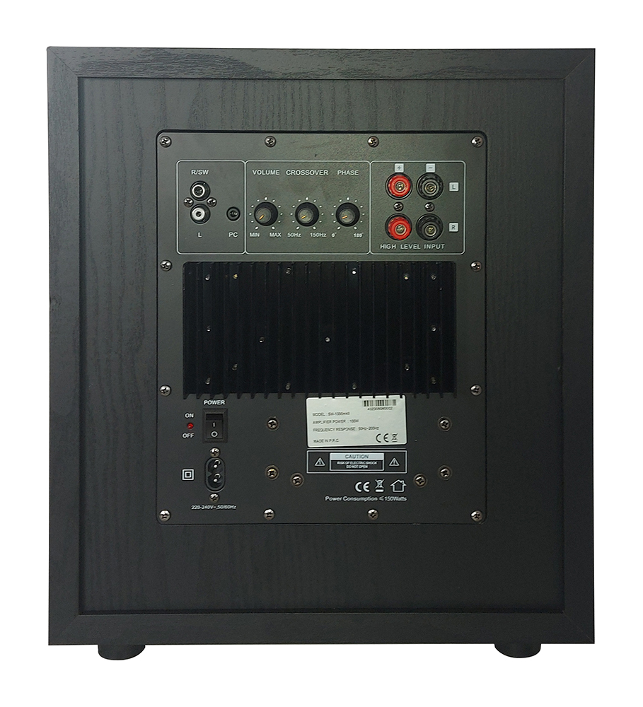 Subwoofer amplificato da 100W IRDP-SUB100 PRO con woofer da 10"