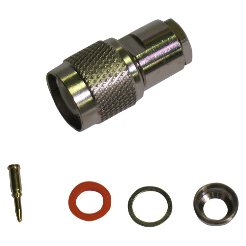 Spina tnc a saldare per cavo rg-59 T201B/ROHS - TNC MALE CLAMP TYPE FOR RG-59U