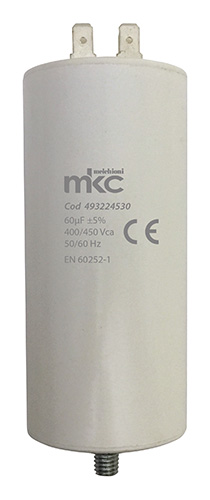 Condensatore in polipropilene di spunto terminale faston 60UF 400/450V