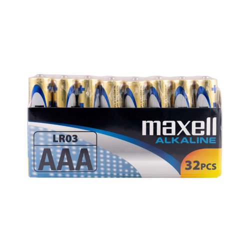 Batteria AAA MAXELL alkalina 32 pc.shrink LR03