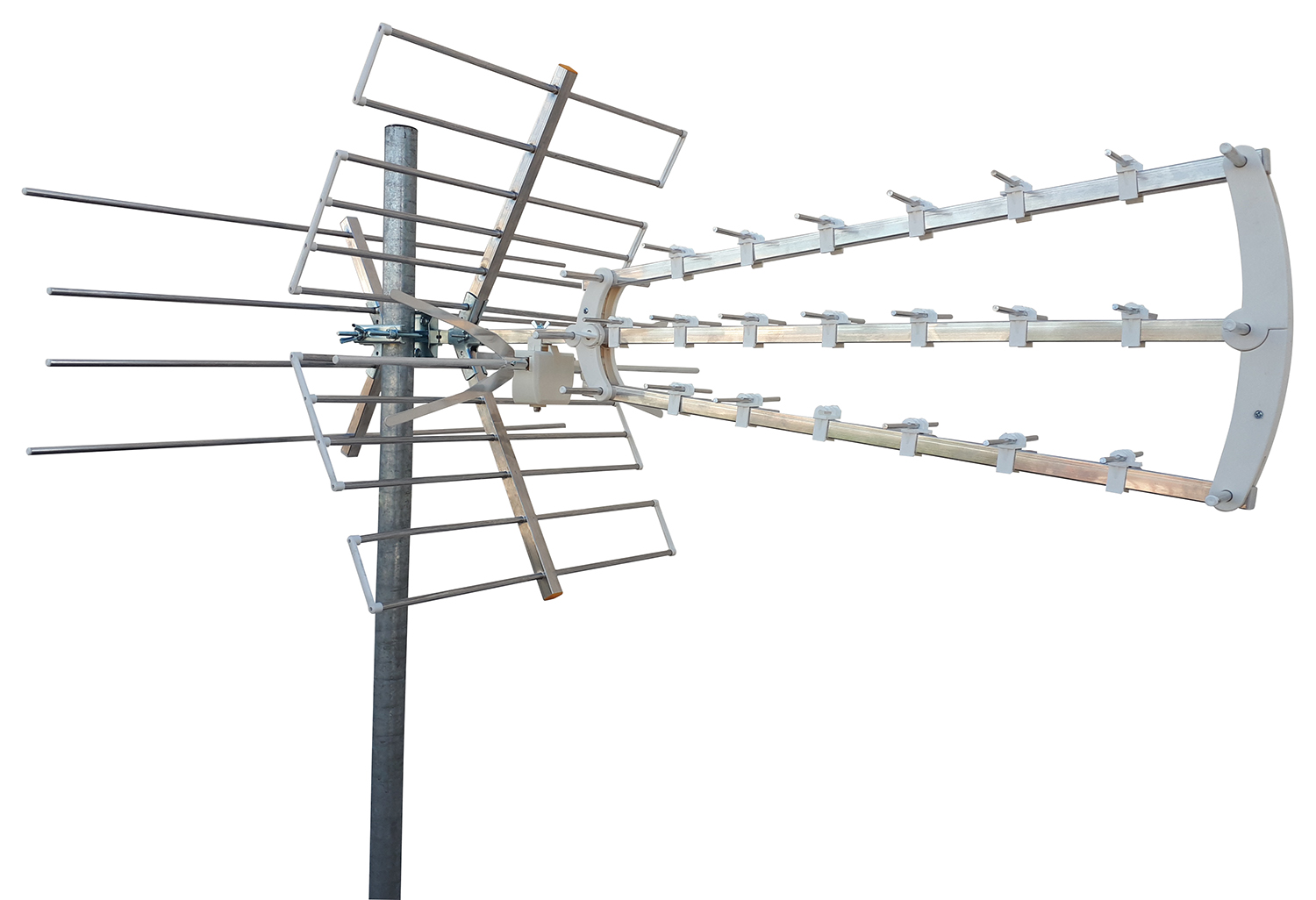 ZK053 Antenna Tripla combo VHF/ UHF 46 elementi