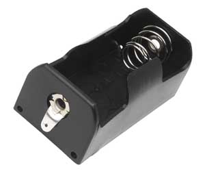 Portapile 1 Mezza Torcia Ø 25X50 A Saldatura PIL/96-C