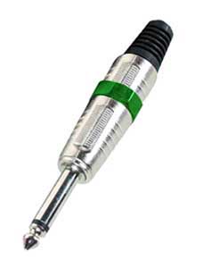 Spina Mono Ø6,35 Ring Verde SP/577V-C
