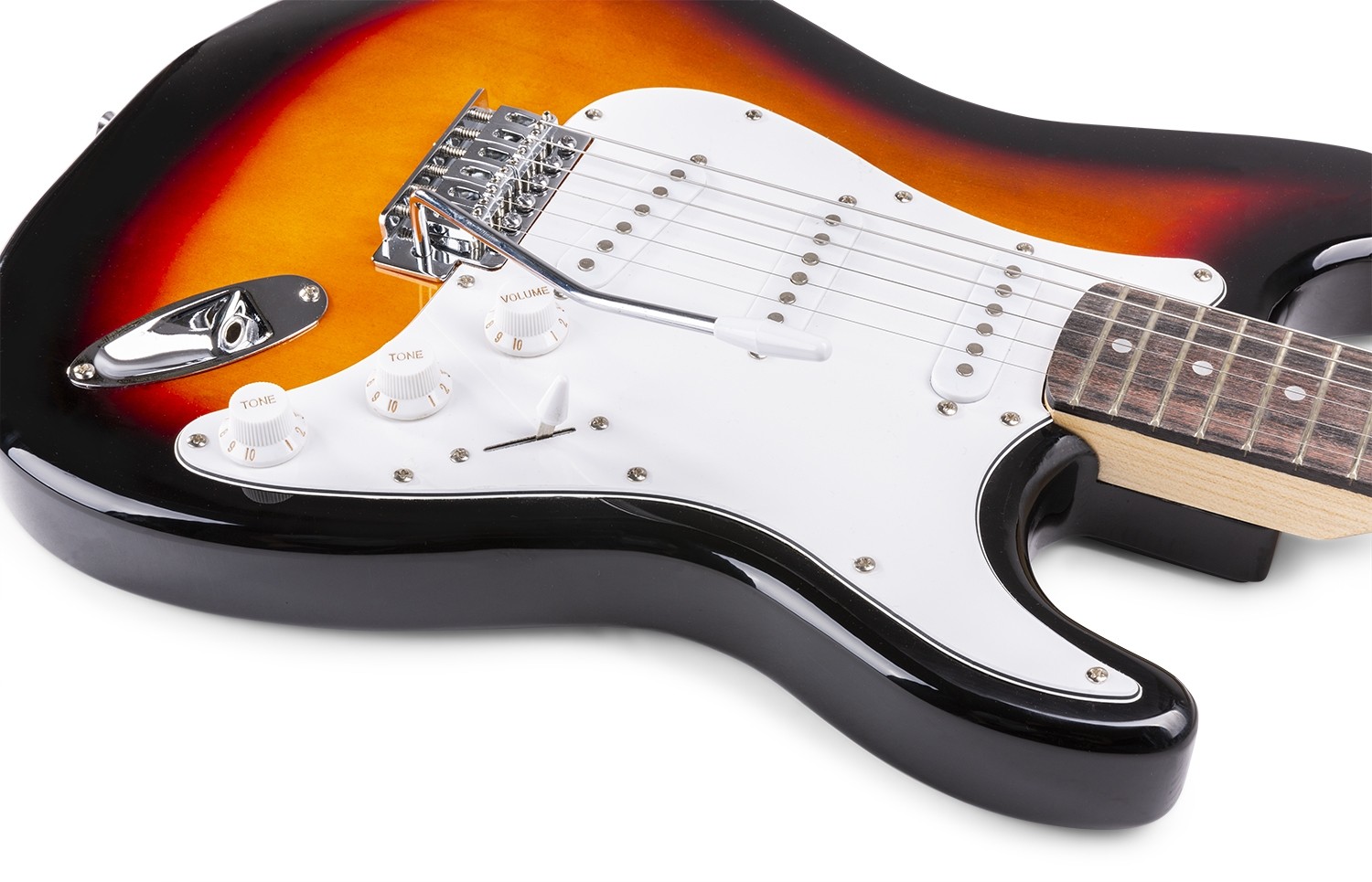 Set Chitarra elettrica + Amplificatore + Accessori Mod.Gig Kit sunburst