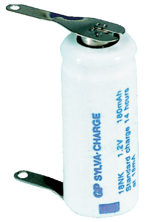 Batteria ricaricabile ni-mh a 2.100mAh con terminali NI-MH A 2100+TAG