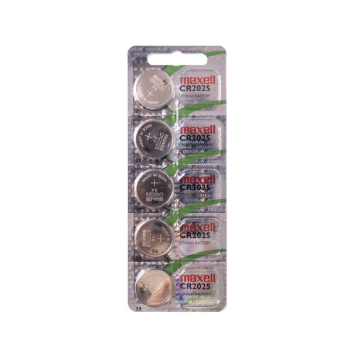 Batteria al lithio 3v MAXELL 5pc. Blister CR2025