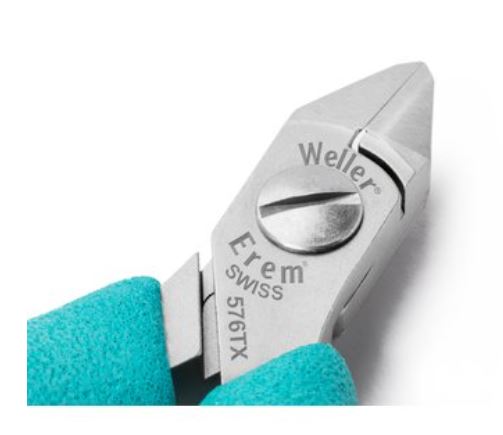 Tronchese con taglio in punta, testa arrotondata alleggerita, 576TX Weller