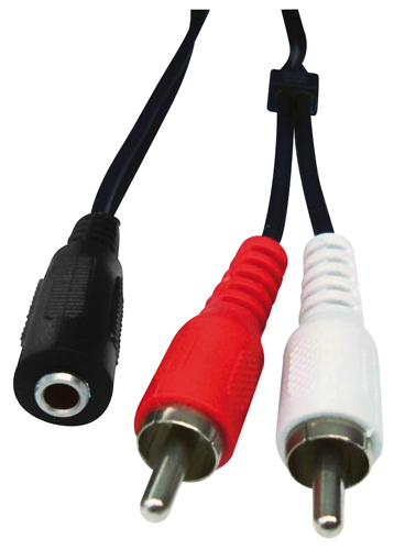 CAVETTO AUDIO M.JACK3.5 / 2RCA P/S 1,5 N PB MK4041B/1.5M P