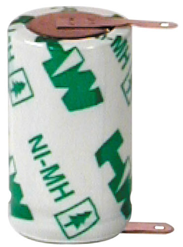 Batteria ricaricabile ni-mh 2/3AA con terminali 600+TAG