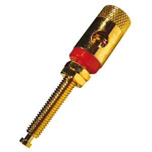 Morsetto Serrafilo Dorato 52mm Rosso MO/315R-C