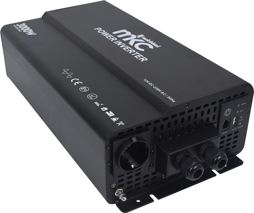 INVERTER MKC-RSP30-12 12VDC 230VCA 3000W SOFTSTART ONDA PURA