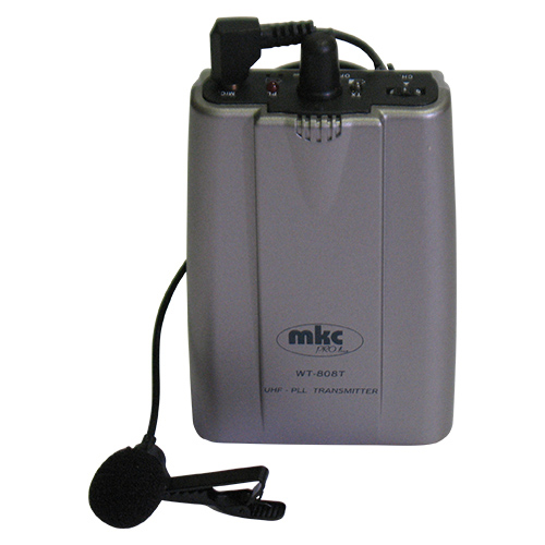 Trasmettitore uhf 16 canali per visite guidate, serie wt808. WT-808T