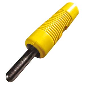Spina Banana Ø4mm Giallo BA/435G