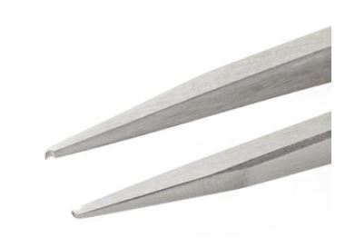 Pinzette per SMD a punta fine, dia. 0,4 mm, 40SA Weller