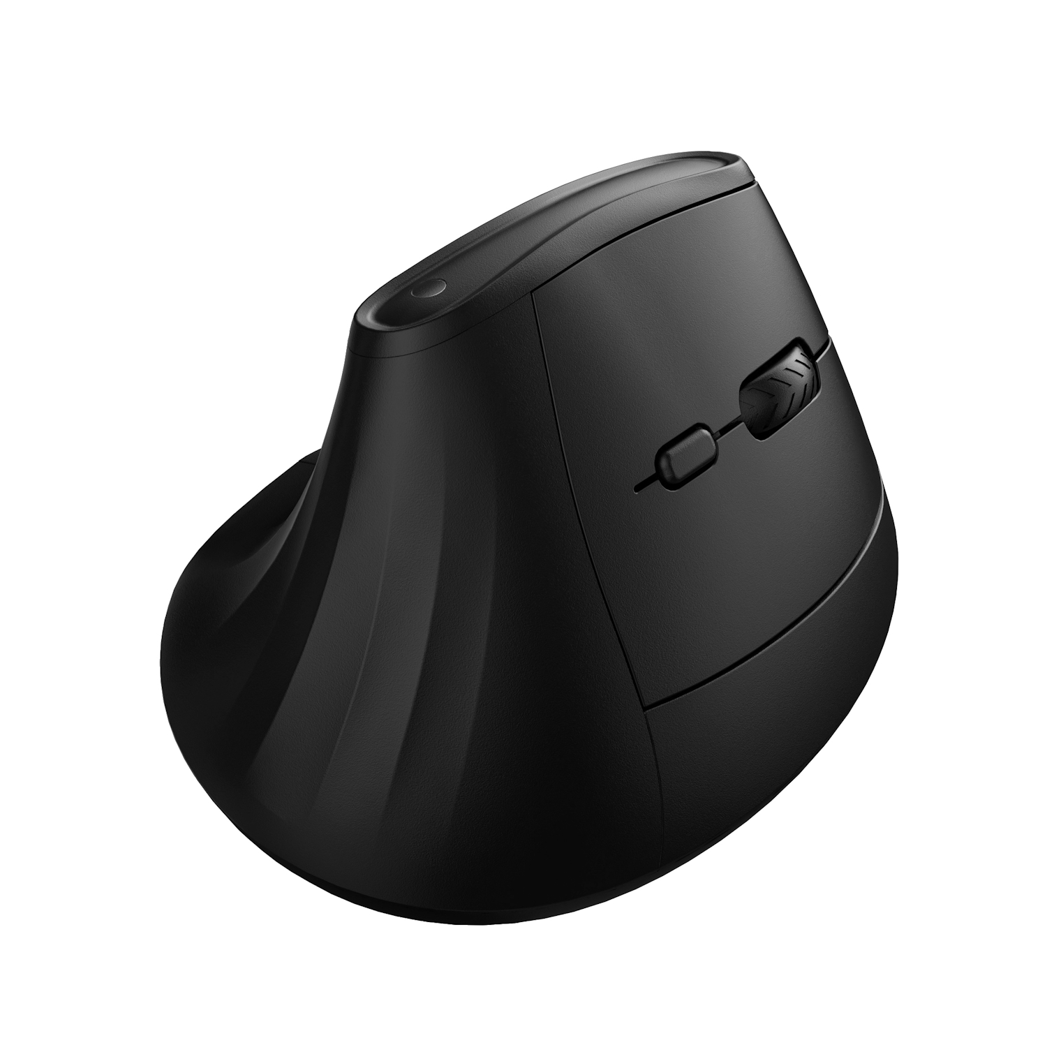EW3208 - Dual-Connect Wireless 2,4 Hz Bluetooth BT 5.1 | Mouse verticale | 6D | Ricevitore USB-A | selezionabile 800-1200-1600-2400-3600-4000 dpi | Batteria ricaricabile al litio da 400 mAh | Silenzioso | 107 x 73 x 70 mm | Nero