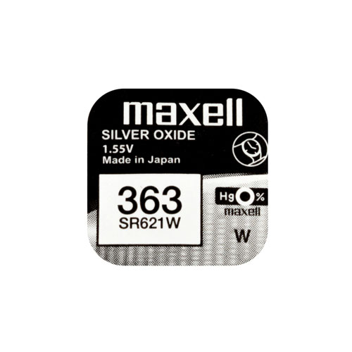 Batteria ossido argento MAXELL 1pc. Blister SR621W