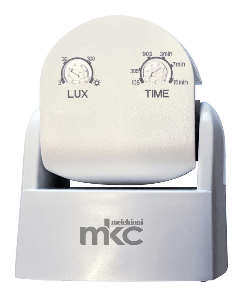 Sensore PIR MKX-65 bianco da esterno IP65, infrarossi 180° , 12mt