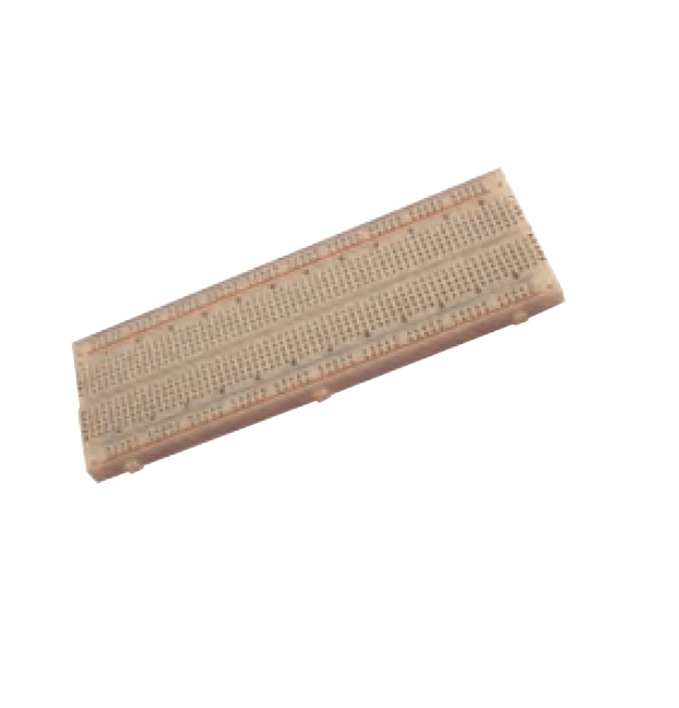Piastra con base adesiva 168x58x10mm, passo 2,54mm P/991