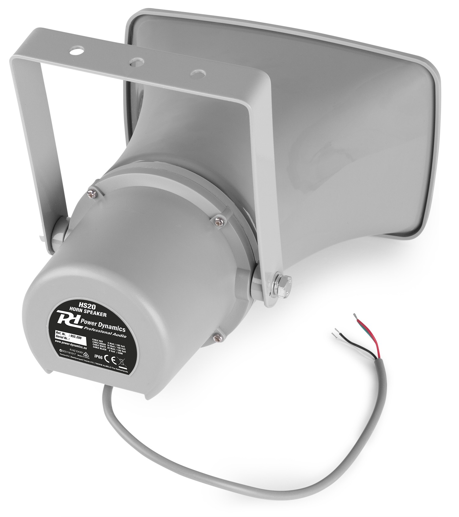 Diffusore sonoro a Tromba 20W 100V - IPX6 mod. HS20
