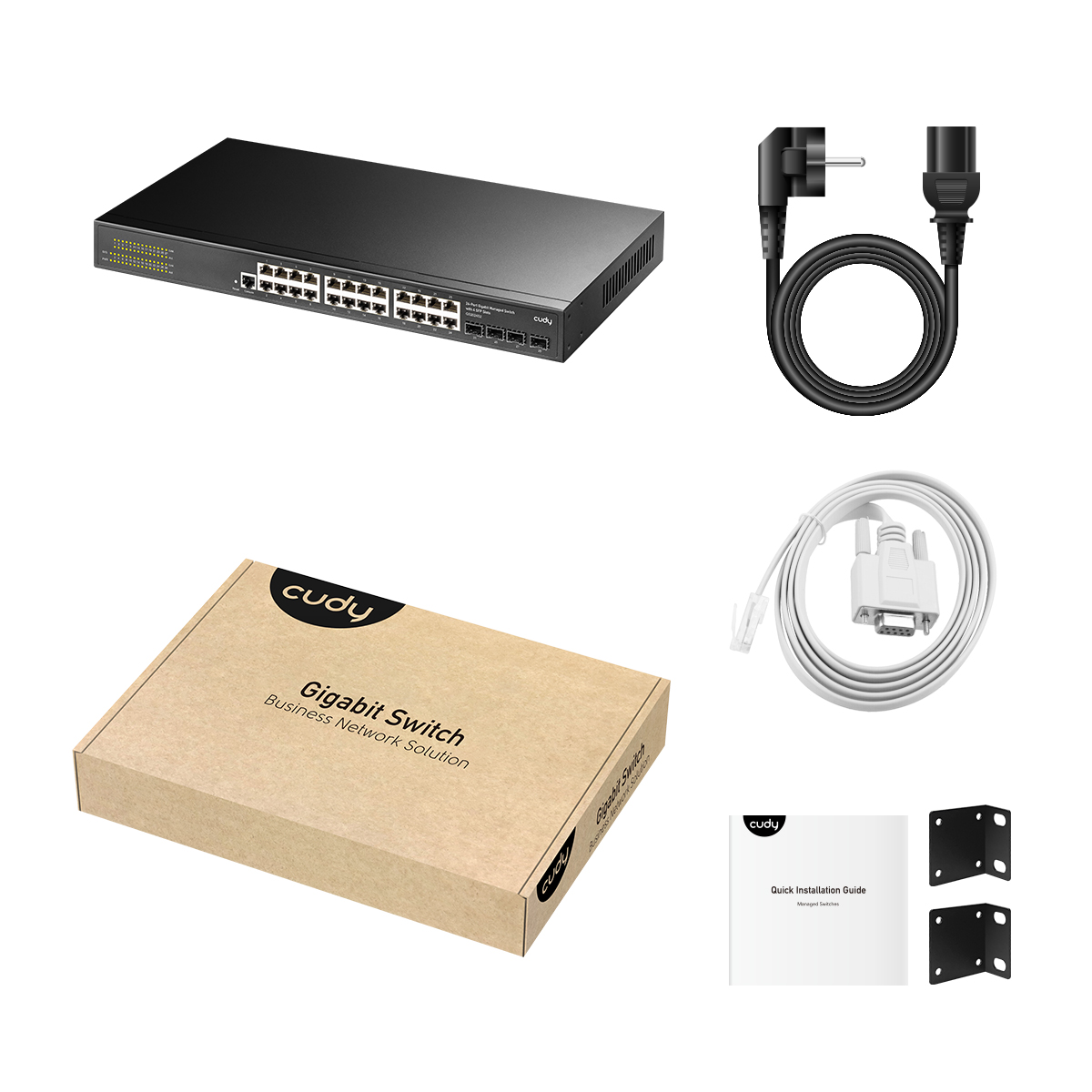 GS2024S2 - 24-Port Layer 2 Managed Gigabit Switch with 4 Gigabit SFP Slots