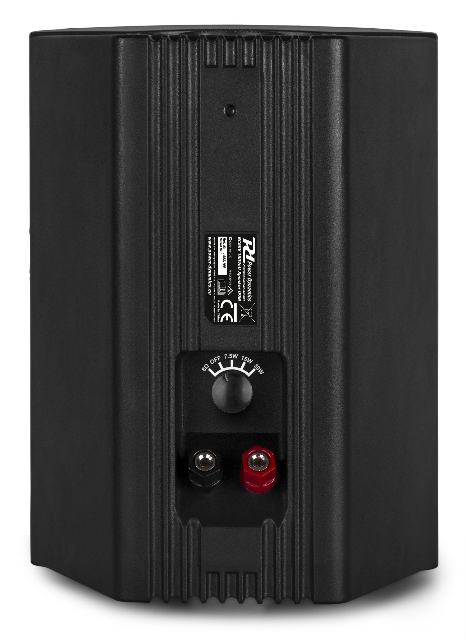 Coppia diffusori PA 100V- 8Ohm, 120W IPX5 Nero mod. BC50V Black