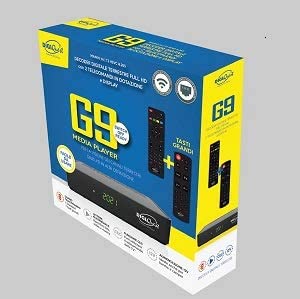 Decoder Digitale terrestre con display, USB, DC12V, doppio telecomando