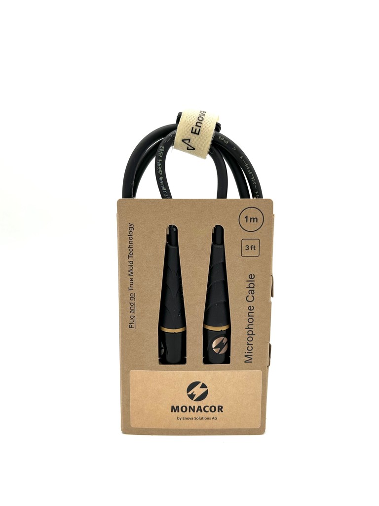 MICA-1/BK - Cavo microfono XLR 1m