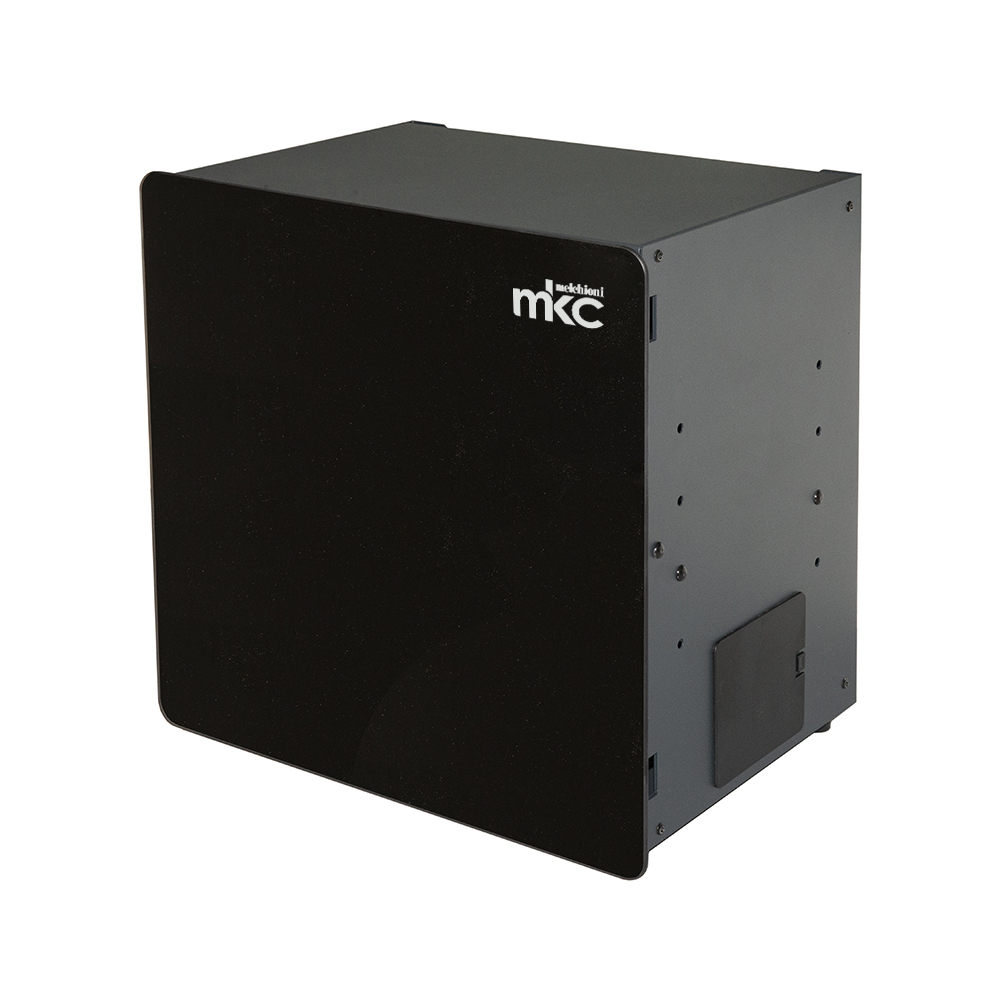 MKWIFIBOX02 - BOX PER DISPOSITIVI HOME CON PORTA NERA IN VETRO MM 345 (WIFI BOX